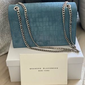 Brandon Blackwood Suede purse
